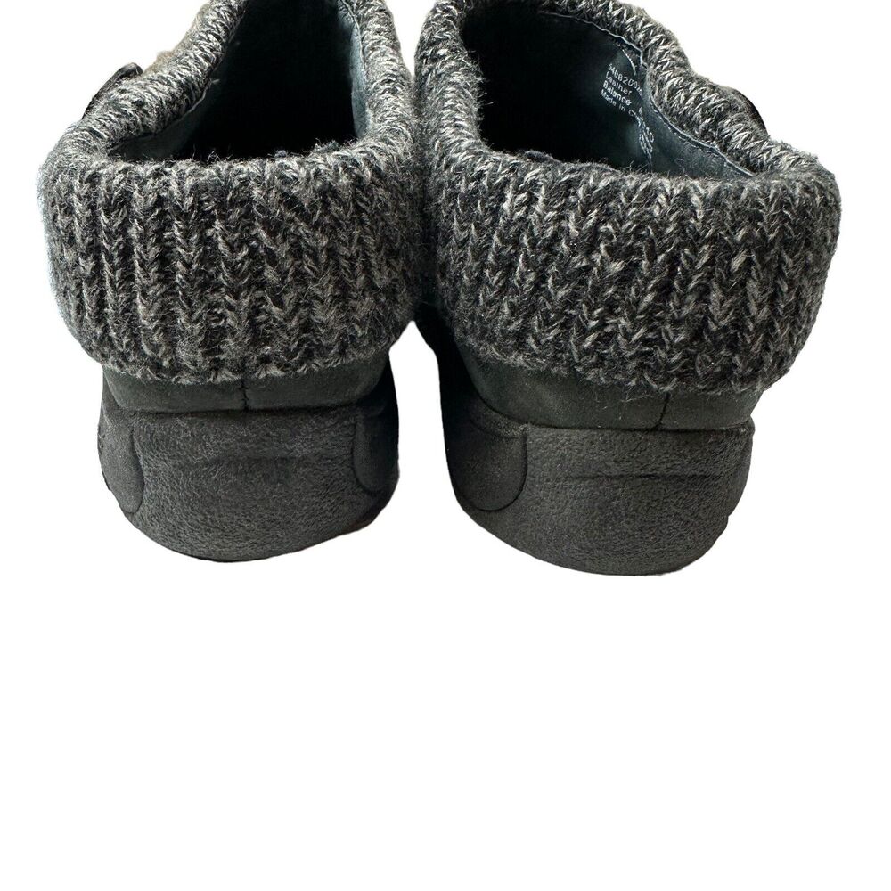 Dansko Women’s KENZIE Black Leather Sweater Knit Clog Size 40 EU/9.5-10 US - Picture 5 of 10